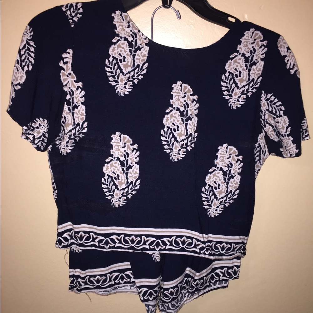 Two Piece Romper - Picture 2 of 6